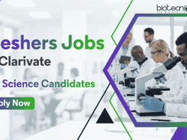 Life Science Freshers Jobs at Clarivate | Apply Now Research & Data Analyst Role Life Science Freshers Jobs, Apply for Associate Healthcare Research & Data Analyst Role in Bangalore under Clarivate Career.