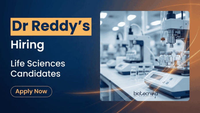 Dr Reddy Apply for Research Associate Jobs at Dr Reddy’s Career. Exciting Life Science Jobs in Clinical Bioanalytics, ELISA, & Biosimilar Development.