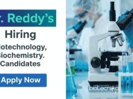 Research Associate Jobs: Dr. Reddy's Career Open for Life Science Jobs in Advanced Characterization and Biosimilar Analytical Research Roles.