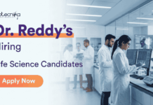 Research Associate Jobs at Dr. Reddy’s | Life Science Candidates Apply Now Apply for Research Associate Jobs at Dr. Reddy’s Laboratories for Candidates Focusing on Career in Life Sciences.