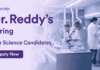Dr. Reddy’s Hiring | Apply Now for Project Coordinator Jobs in Life Sciences Dr. Reddy's Career Hiring for Project Coordinator Jobs in Hyderabad. Explore Life Sciences Jobs in Pharma Company.