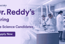 Dr. Reddy’s Hiring | Apply Now for Project Coordinator Jobs in Life Sciences Dr. Reddy's Career Hiring for Project Coordinator Jobs in Hyderabad. Explore Life Sciences Jobs in Pharma Company.