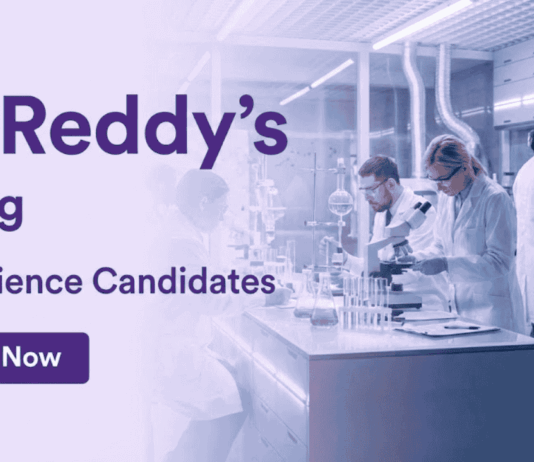 Dr. Reddy's Career Hiring for Project Coordinator Jobs in Hyderabad. Explore Life Sciences Jobs in Pharma Company.