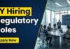 EY is Hiring for Regulatory Roles | Apply Now for Biochemistry Jobs Biochemistry Jobs. EY Careers Offer Regulatory Compliance Jobs in CSV Consulting for Life Science Professionals Seeking Global Exposure.