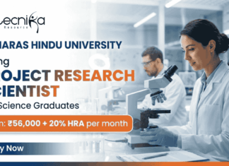 BHU Project Scientist Jobs With Rs. 56,000 pm Pay – Life Sciences, Bioinformatics Apply Research Scientist Jobs at BHU recruitment 2026 for Life Science Jobs in Bioinformatics