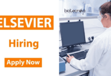 Elsevier is Hiring | Apply Now for Life Sciences Jobs Apply for Life Science Jobs at Elsevier Career India, Senior Role in AI-driven Scientific Data and Bioinformatics.