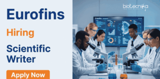 Scientific Writer Job at Eurofins | Life Science Candidates Apply Now Apply for Scientific Writer Job under Eurofins Career, Bengaluru. Biotechnology Job Opportunity with Remote Flexibility and Global Exposure.