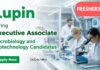 Apply for Executive Associate Production Mammalian at Lupin Pune. Explore Biotech and Microbiology Jobs with Lupin Career.