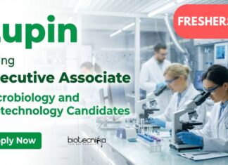 Freshers Job at Lupin | Apply Now for Microbiology and Biotech Jobs Apply for Executive Associate Production Mammalian at Lupin Pune. Explore Biotech and Microbiology Jobs with Lupin Career.