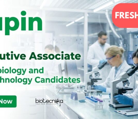 Apply for Executive Associate Production Mammalian at Lupin Pune. Explore Biotech and Microbiology Jobs with Lupin Career.