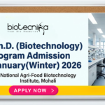 PhD Program Admission 2026 at NABI, Mohali. Biotechnology & Life Sciences Candidates, Apply Now. 36 seats available for MSc/MTech holders.