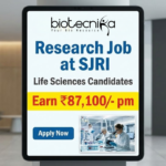 Research Job at SJRI. Life Sciences Candidates, Apply Now For Project Research Scientist Role and Earn ₹87,100/- pm.
