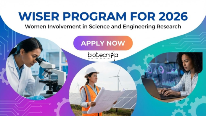 WISER 2026 at Indo-German Science & Technology Centre (IGSTC). A Bilateral Research Opportunity for Women in Science from India & Germany.