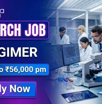 Research Job at PGIMER. Biophysics, Biochemistry, Biotechnology, or Life Sciences Candidates, Apply Now. Earn upto ₹56,000 per month.