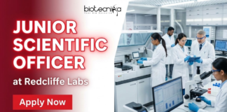 Junior Scientific Officer at Redcliffe Labs. Life Sciences Candidates, Apply Now. Exp in Diagnostics and NABL/QC Standards.