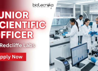 Junior Scientific Officer at Redcliffe Labs. Life Sciences Candidates, Apply Now. Exp in Diagnostics and NABL/QC Standards.