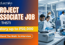 Project Associate Job at THSTI. Life Sciences Candidates, Attend The Walk-in Interview. Salary up to ₹50,000.
