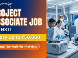 Project Associate Job at THSTI. Life Sciences Candidates, Attend The Walk-in Interview. Salary up to ₹50,000.
