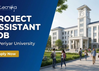 Project Assistant Job at Periyar University. Biotechnology, Microbiology, Biochemistry, or Environmental Science Candidates, Apply Now.