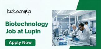 Biotechnology Job at Lupin. Masters Candidates Apply Now For Officer – GMP Compliance Role. Job Opportunity in Pune.