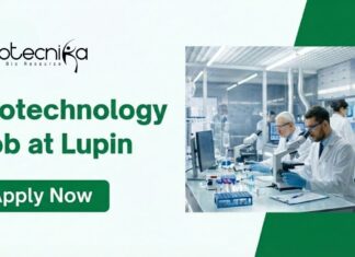 Biotechnology Job at Lupin. Masters Candidates Apply Now For Officer – GMP Compliance Role. Job Opportunity in Pune.