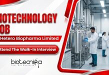 Biotechnology Job at Hetero Biopharma Limited. Biotechhnology Candidates, Attend The Walk-In Interview in Bengaluru.