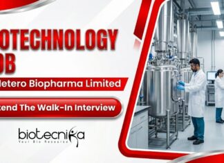 Biotechnology Job at Hetero Biopharma Limited. Biotechhnology Candidates, Attend The Walk-In Interview in Bengaluru.