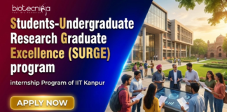 Registration for the SURGE 2026 Internship Program at IIT Kanpur is open! Apply for this premier internship program.