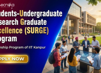 Registration for the SURGE 2026 Internship Program at IIT Kanpur is open! Apply for this premier internship program.