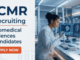 Biomedical Sciences Jobs at ICMR | Apply Now for Scientist Roles ICMR Recruitment 2026 Scientist B posts offering biomedical sciences jobs and government scientist jobs with Level-10 salary benefits.