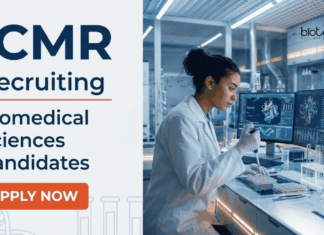 Biomedical Sciences Jobs at ICMR | Apply Now for Scientist Roles ICMR Recruitment 2026 Scientist B posts offering biomedical sciences jobs and government scientist jobs with Level-10 salary benefits.
