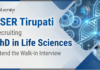 Research Jobs at IISER Tirupati | PhD Life Science Candidates Attend the Walk-In Interview Research Jobs under IISER Tirupati Recruitment Offer Life Science Research Opportunities for PhD Holders in Virology Related Projects.