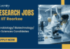 Research Jobs under IIT Roorkee Recruitment. Apply for ICMR Project Research Scientist Role and Build your Career in Life Sciences.