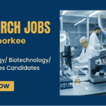 Research Jobs under IIT Roorkee Recruitment. Apply for ICMR Project Research Scientist Role and Build your Career in Life Sciences.