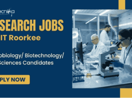 Research Jobs at IIT Roorkee | Life Sciences Candidates Attend the Walk-In Interview Research Jobs under IIT Roorkee Recruitment. Apply for ICMR Project Research Scientist Role and Build your Career in Life Sciences.