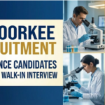 Research Jobs at IIT Roorkee Recruitment 2026. Apply for Research Associate Post to Advance your Research Career in Life Science