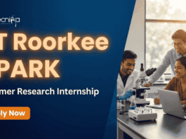 IIT Roorkee SPARK Summer Research Internship offers ₹3000/week stipend with Hands-On Life Science Research Experience