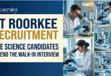 Life Science Research Jobs at IIT Roorkee | Attend the Walk-In Interview Research Jobs at IIT Roorkee Recruitment 2026. Apply for Research Associate Post to Advance your Research Career in Life Science