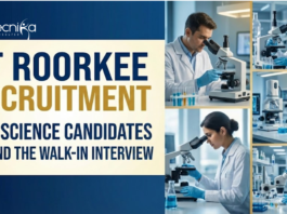 Research Jobs at IIT Roorkee Recruitment 2026. Apply for Research Associate Post to Advance your Research Career in Life Science