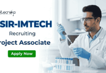 CSIR IMTECH Recruitment | Apply Now for Research Jobs Apply for CSIR IMTECH Recruitment 2026 for Project Associate Position. Explore Research Jobs in Agriculture & Life Science.Apply for CSIR IMTECH Recruitment 2026 for Project Associate Position. Explore Research Jobs in Agriculture & Life Science.