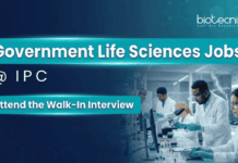 Government Jobs for Life Sciences | Earn Upto Rs. 35,000/- PM | Attend the Walk-In Interview at IPC IPC Recruitment Announces Government Jobs for Life Sciences. Biochemistry Candidates Attend the Walk-In Interview.