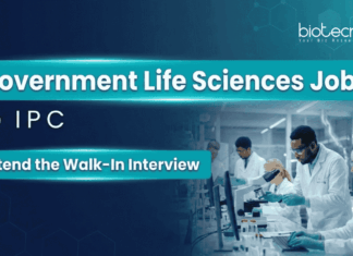 Government Jobs for Life Sciences | Earn Upto Rs. 35,000/- PM | Attend the Walk-In Interview at IPC IPC Recruitment Announces Government Jobs for Life Sciences. Biochemistry Candidates Attend the Walk-In Interview.