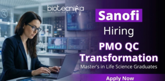 QC Job at Sanofi Hyderabad PMO QC Transformation Life Science Jobs