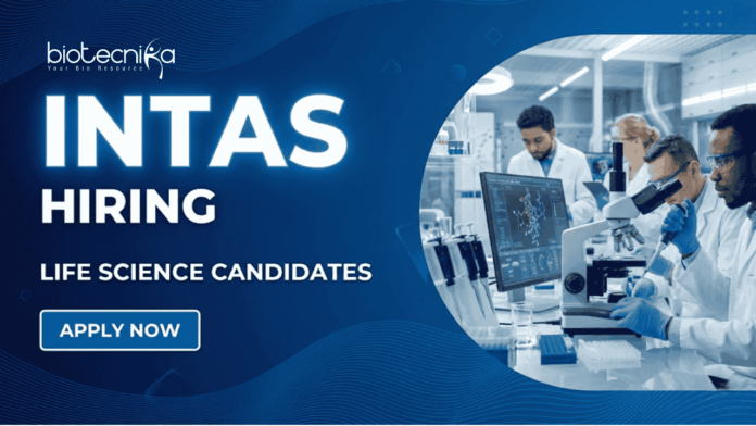 Intas (2) Intas Career Announces Assistant Manager Quality Assurance Jobs in Ahmedabad. Apply Now for a Life Sciences Job in pharmaceutical QA sector.