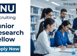 JRF Vacancy | Apply Now for JNU Recruitment Apply for JRF Vacancy at JNU Recruitment 2026. Junior Research Fellow Research Job in Tuberculosis Drug Development Project.