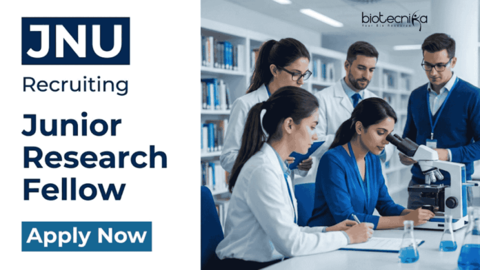 JNU (1) Apply for JRF Vacancy at JNU Recruitment 2026. Junior Research Fellow Research Job in Tuberculosis Drug Development Project.