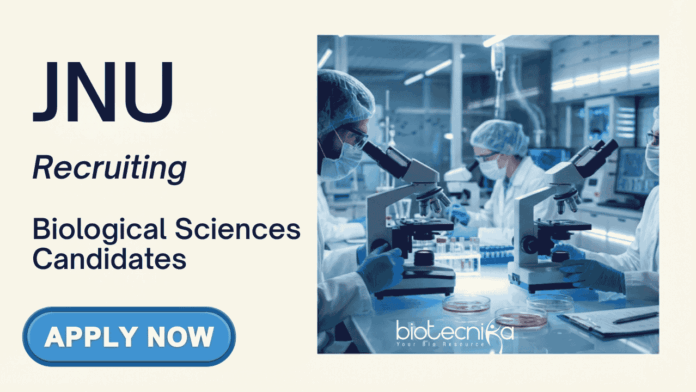 JNU (3) JNU Recruitment 2026 Announces Biological Sciences Job under ICMR Cancer Research project. Apply Now for Research Jobs at JNU Delhi.