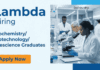 Biotechnology Jobs at Lambda | Apply Now for Career in Life Sciences Biotechnology Jobs at Lambda Ahmedabad: Apply for Executive Role and Kickstart your Career in Life Sciences.