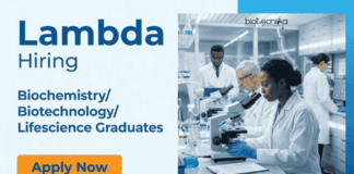 Biotechnology Jobs at Lambda | Apply Now for Career in Life Sciences Biotechnology Jobs at Lambda Ahmedabad: Apply for Executive Role and Kickstart your Career in Life Sciences.