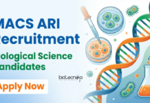 Biological Sciences Jobs at MACS-ARI Pune | Apply Now For Project Technical Support Role Research Jobs at ARI Pune for Biological Sciences Graduates. Apply for Project Position & Build a Strong Career in Life Science.